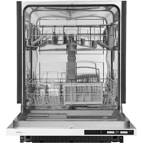 Встраиваемая посудомоечная машина HOMSair DW66M, белый, 59.8 см, 12 компл., 49 дБ, класс A++