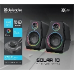 Акустическая система Defender 2.0 Solar 10 10Вт, BT/Light питание от USB