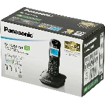 Телефон беспроводной (DECT) Panasonic KX-TG2511RUS (серебристый) АОН, Caller ID,спикерфон на трубке,переход в Эко режим одним нажатием