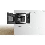 Встраиваемая микроволновая печь Bosch BEL554MS0 нержавеющая сталь/черный, 25 л, 900 Вт, переключатели - поворотный механизм/сенсор
