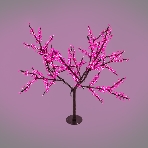 Светодиодное дерево Neon-night Сакура, высота 1,5м, диаметр кроны 1,8м, розовые светодиоды, IP65, понижающий трансформатор в комплекте