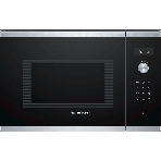 Встраиваемая микроволновая печь Bosch BEL554MS0 нержавеющая сталь/черный, 25 л, 900 Вт, переключатели - поворотный механизм/сенсор