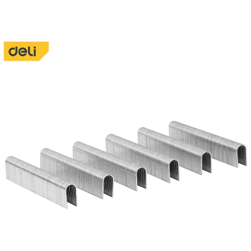 Набор скоб для степлера (Тип U) Deli DL238012 (12 х 6,3 х 1,2мм x 2000 шт) нержавеющая сталь.