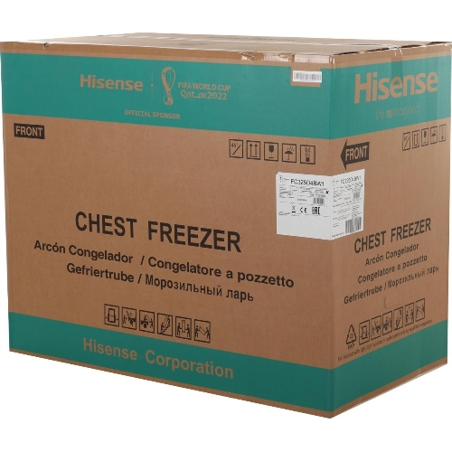 Морозильный ларь Hisense FC325D4BW1, белый, 245л