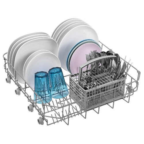 Встраиваемая посудомоечная машина HOMSair DW64E, серебристый, 59.8 см, 12 компл., 49 дБ, класс A++