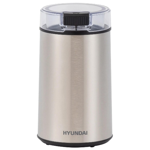 Кофемолка Hyundai HYC-G5261 200Вт сист.помол.:ротац.нож вместим.:60гр серебристый