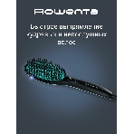 Расческа-выпрямитель Rowenta CF5820F0 черный/зеленый, 200 °C, 3 режима