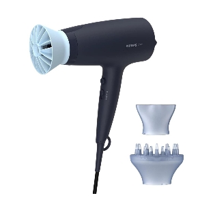Фен Philips BHD360/20 черный/синий, 2100 Вт, ионизация