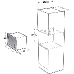 Встраиваемая микроволновая печь Gorenje BM251SG2BG, 25л, 900Вт, черный