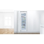 Встраиваемый морозильный шкаф Bosch GIN81AEF0U, белый, 212л, 5 ящиков