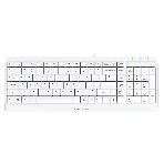 Комплект клавиатура+мышь A4Tech FStyler F1512 проводной, USB, 1200 DPI, белый