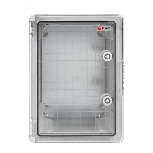 Бокс пластиковый с монтажной платой прозрачная дверь EKF PROxima PBT65MP003 400х300х170 мм IP65