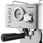 Кофеварка рожковая Maunfeld MF-721S PRO нержавеющая сталь, исп. кофе - молотый/чалды, 1.5 л, 1140 Вт, 15 бар