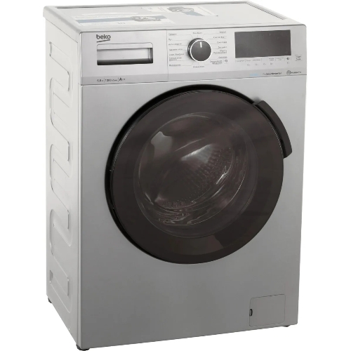 Стиральная машина Beko WSPE6H616S серебристый, загрузка фронтальная 6,5 кг, 1200 об/мин., класс: А++