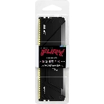 Оперативная память Kingston Fury Beast, DDR4, 8GB (1x8GB), 3200MHz, CL16, DIMM, с радиатором, RGB, черный