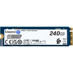 Накопитель SSD Kingston DC2000B, 240Gb, PCIe 4.0 x4, M.2 2280, R/W 4500/400
