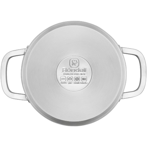 Кастрюля Rondell Modern RDS-1748, 4.8л, 24см, с крышкой, стальной