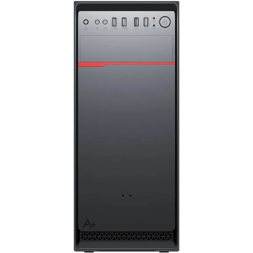 Компьютерный корпус Digma DCC-MD302 черный без БП ATX 1x80мм 3x120мм 2xUSB 2.0 2xUSB 3.0 audio