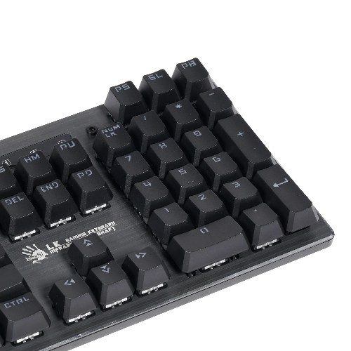 Клавиатура проводная A4Tech B760 механическая черный/серый USB Gamer LED