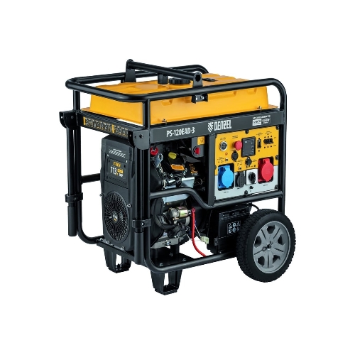 Электрогенератор бензиновый Denzel PS-120EAD-3, 12 кВт, 110 дБ, 180 кг