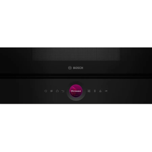 Встраиваемая микроволновая печь Bosch BER7321B1 900Вт, 5 режимов, кварцевый гриль,инвертер, 21 л, черный, петли справа