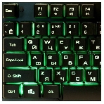 Комплект клавиатура+мышь Nakatomi KMG-2305U проводной, USB, 1600 DPI, черный