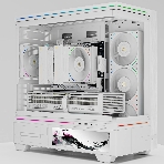 Кулер для процессора Thermalright Royal Pretor 130 Ultra White (4-pin PWM, 158mm, Ni/Cu, 7x6mm, 1x120mm ARGB +1x130mm, 69CFM/81.88CFM, 27dBA/28.3dBA, 2150RPM/1750RPM, S: 1200, 1700, 1851, 115X, 2011, 2066, AM4, AM5, white)