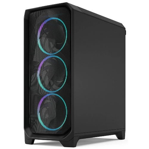 Корпус Fractal Design Meshify 3 Black RGB TG Light Tint, Midi-Tower, чёрный, 3 x 140 мм