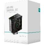 Устройство охлаждения(кулер) Deepcool AK400 Digital SE Soc-AM5/AM4/1200/1700/1851 черный 4-pin 19-28dB Al+Cu LCD 220W 812gr Ret (R-AK400-BKADMN-GJD)