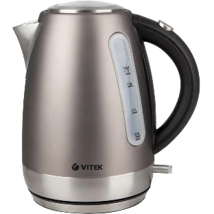 Чайник электрический Vitek VT-7025 (ST) 1850-2200 Вт/Макс объем 1.7 л/Корпус из нерж стали.Скрытый нагр элемент