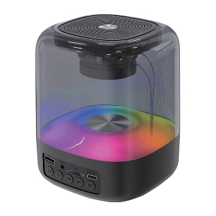 Акустическая система QUMO Plasma ВТ 0082 5 ВТ объемное звучание RGb подсветка