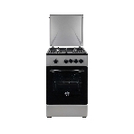 Плита газовая Kraft KF-FSK5301GS серый, конфорок 4 газовых, духовка 58 л, 50 см x 85.5 см x 55.6 см