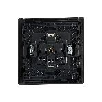 Розетка СП FORTE&PIANO FP315 16А с заземл. защ. шторки винт. крепл. сер. IEK FP-R14-16-K03