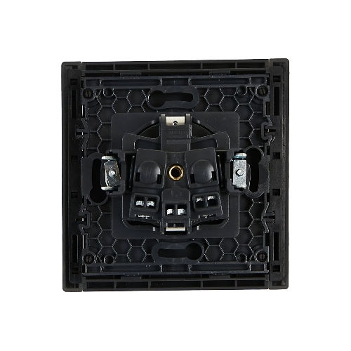 Розетка СП FORTE&PIANO FP315 16А с заземл. защ. шторки винт. крепл. сер. IEK FP-R14-16-K03