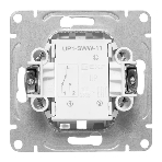 Механизм выключателя EKF UP1-SWW-11 одноклавишный, проходной, белый Эпика