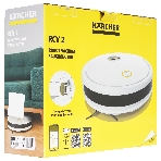 Робот-пылесос Karcher RCV 2 белый/черный, 2600 мА*ч Li-Ion, уборка сухая/влажная, пылесборник контейнер 0,42 л
