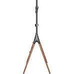 Подставка для телевизора Cactus CS-ST1247BKWN черный/орех, 49