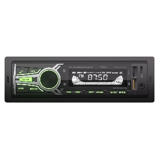 Автомагнитола AURA FIREBALL-101BT, 1 DIN, Bluetooth, USB Type-A, AUX
