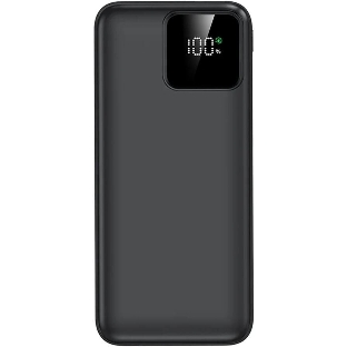 Портативный аккумулятор AKSBERRY (6900289710017) E200 Boosti быстрая зарядка PD22.5W/QC22.5W с дисплеем 20000 mAh, черный
