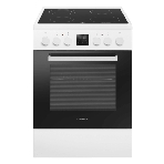 Плита электрическая Maunfeld MEC67CW08TD белый, конфорок 4 шт, духовка 59 л, 60 см x 85 см x 60 см