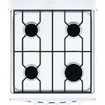 Плита газовая Лада Nova RG 24042 W белый, конфорок 4 газовых, духовка 50 л, 50 см x 85 см x 60 см