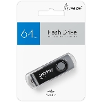 Флешка USB Smartbuy Twist black (SB064GB2TWK), 64Gb, USB 2.0, R/W 20/10, черный