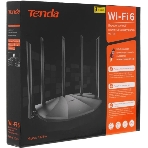 Двухдиапазонный гигабитный Wi-Fi 6 роутер Tenda RX2 Pro AX1500, до 300 Мбит/с на 2,4 ГГц + до 1201 Мбит/с на 5 ГГц