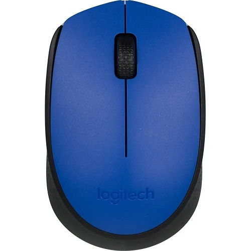 Мышь беспроводная Logitech M171 синий, 1000 dpi, радиоканал, USB, кнопки - 3