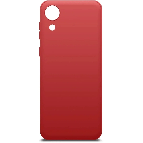 Чехол (клип-кейс) BoraSCO Microfiber Case для Samsung Galaxy A03 Core красный