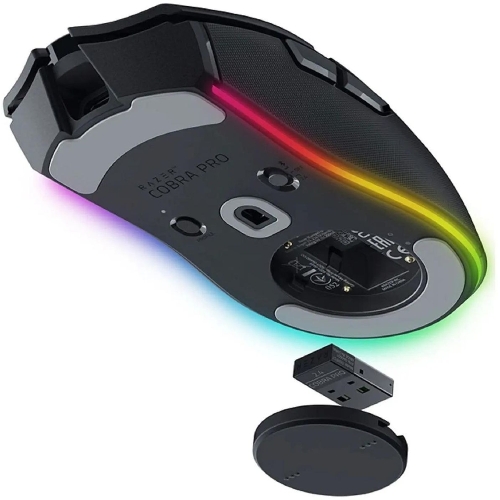 Мышь беспроводная/проводная Razer Cobra Pro черный, 30000 dpi, радиоканал, Bluetooth, USB, кнопки - 8