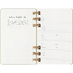 Еженедельник Moleskine ACADEMIC SPIRAL DHSPK5212AMWH3 Large 150х210 мм 200 стр. кремовые страницы спираль киви