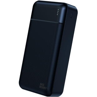 Портативный аккумулятор AKSBERRY E300 Epica быстрая зарядка 30000 mAh, черный