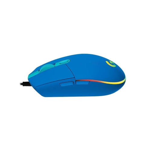 Мышь проводная Logitech G102 LIGHTSYNC синий, 8000 dpi, USB, кнопки - 6