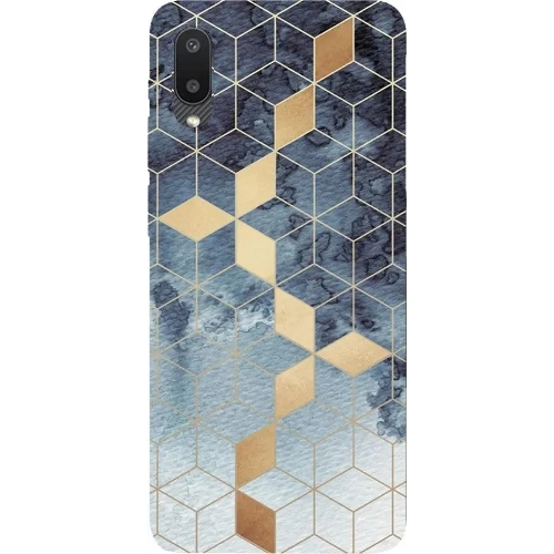 Чехол (клип-кейс) Gresso Meridian, для Samsung Galaxy A02, синий gr17aaae8919